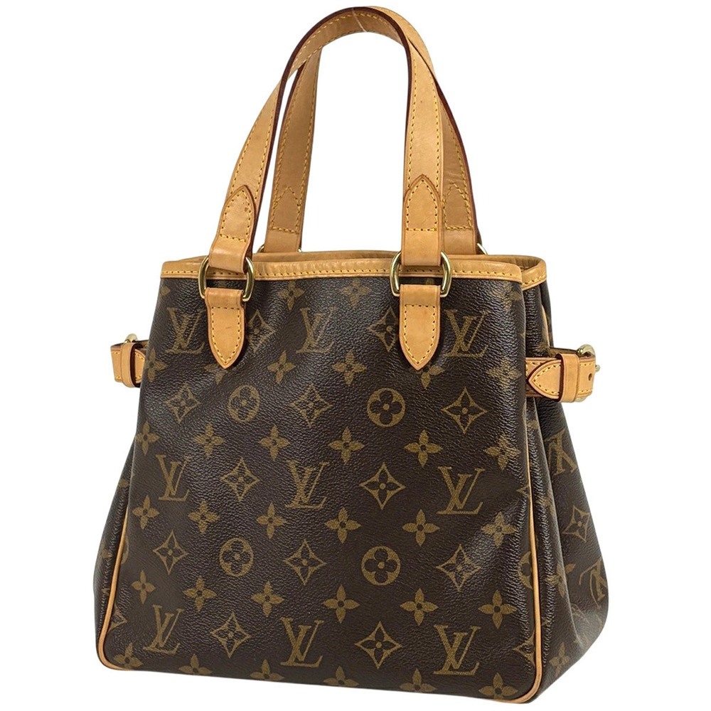 Louis Vuitton Batignolles Handbag Tote Bag Monogram Brown